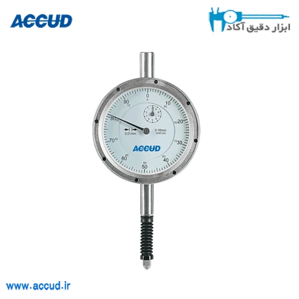 ساعت اندیکاتور عقربه ای 10-0 میلی متر (ضد آب) Accud (اکیود اتریش با گارانتی شرکتی) مدل 231-010-21