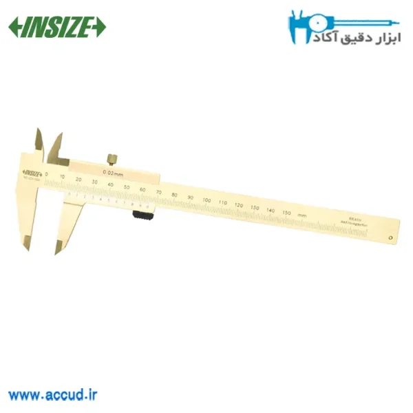 کولیس ورنیه ضد مغناطیسی 15 سانتی متر INSIZE (با گارانتی رسمی شرکت اینسایز) مدل 1224-150A