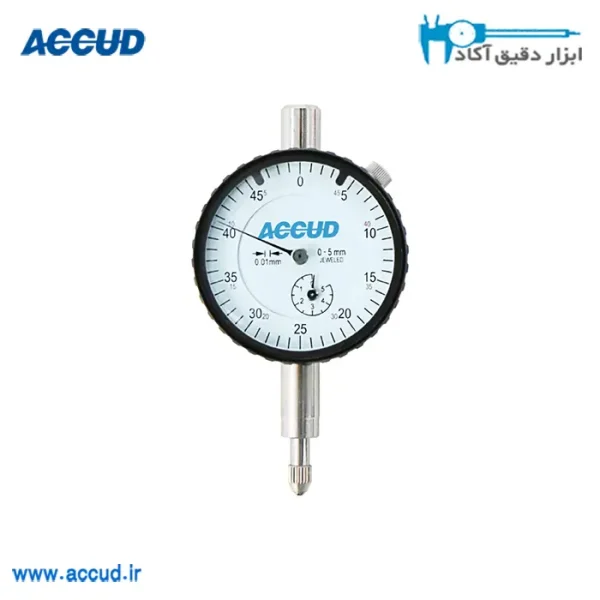 ساعت اندیکاتور صفحه کوچک دقت (0.01) 3-0 میلی متر Accud (اکود با گارانتی شرکتی) مدل 228-003-61P