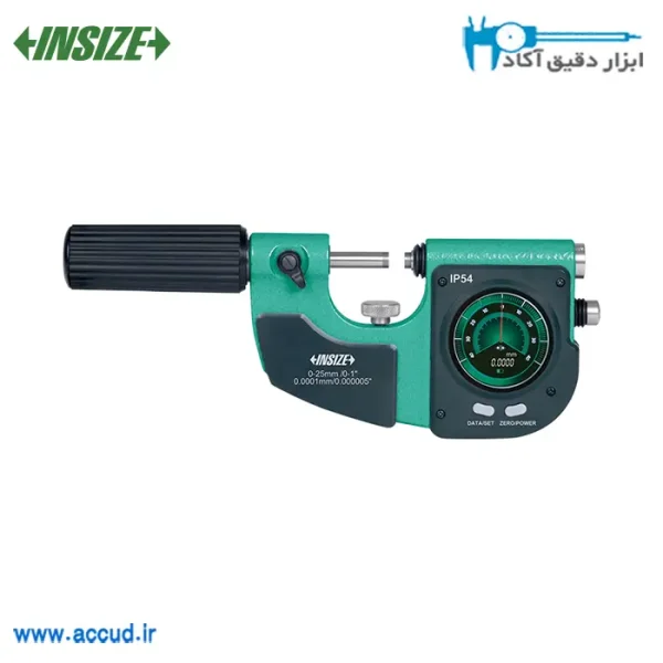 میکرومتر دیجیتال بلوتوثی 25-0 میلی متر INSIZE (با گارانتی رسمی شرکت اینسایز) مدل 3509-25