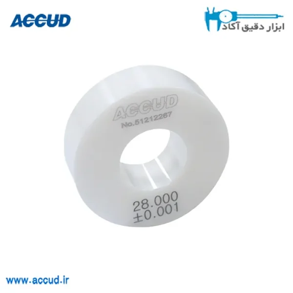 رینگ گیج سرامیکی قطر 28 میلی متر Accud (اکود با گارانتی شرکتی) مدل 575-028-01