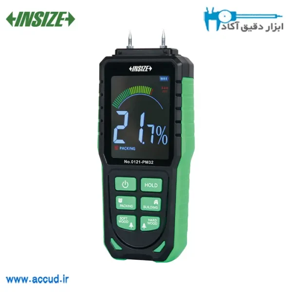 رطوبت سنج چوب (با پراب های قابل تعویض) INSIZE (با گارانتی رسمی شرکت اینسایز) مدل 0121-PM32