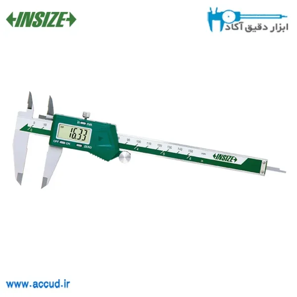 کولیس دیجیتال (با فک های بالایی یک جهته) INSIZE (با گارانتی رسمی شرکت اینسایز) مدل 1184-200
