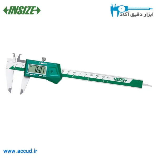 کولیس دیجیتال با فک بالای داخل سنج INSIZE (با گارانتی رسمی شرکت اینسایز) مدل 1191-150