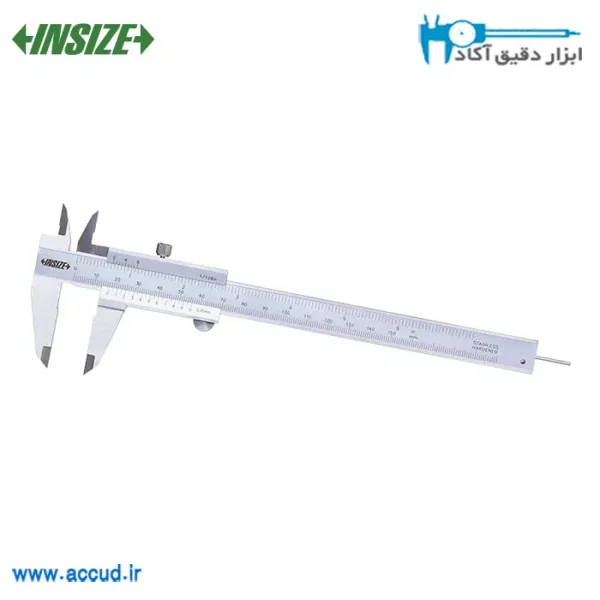 کولیس ورنیه 15 سانتی متر با میله عمق سنج گرد INSIZE (با گارانتی رسمی شرکت اینسایز) مدل 1202-150