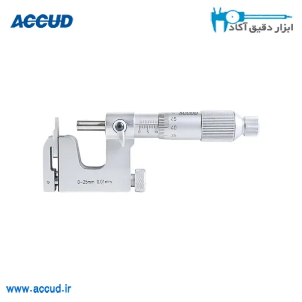 میکرومتر فک متحرک قابل تعویض 25-0 میلی متر Accud (اکود با گارانتی شرکتی) مدل 377-001-01
