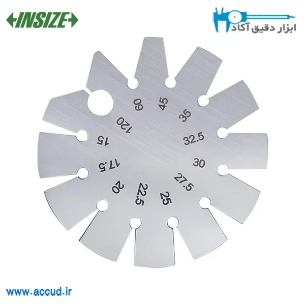 گیج زاویه دایره ای °120-°15 درجه INSIZE (با گارانتی رسمی شرکت اینسایز) 4857-1