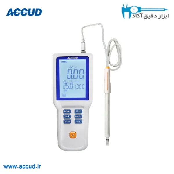دستگاه اندازه گیری رسانایی قابل حمل Accud (اکود با گارانتی شرکتی) مدل EC210E